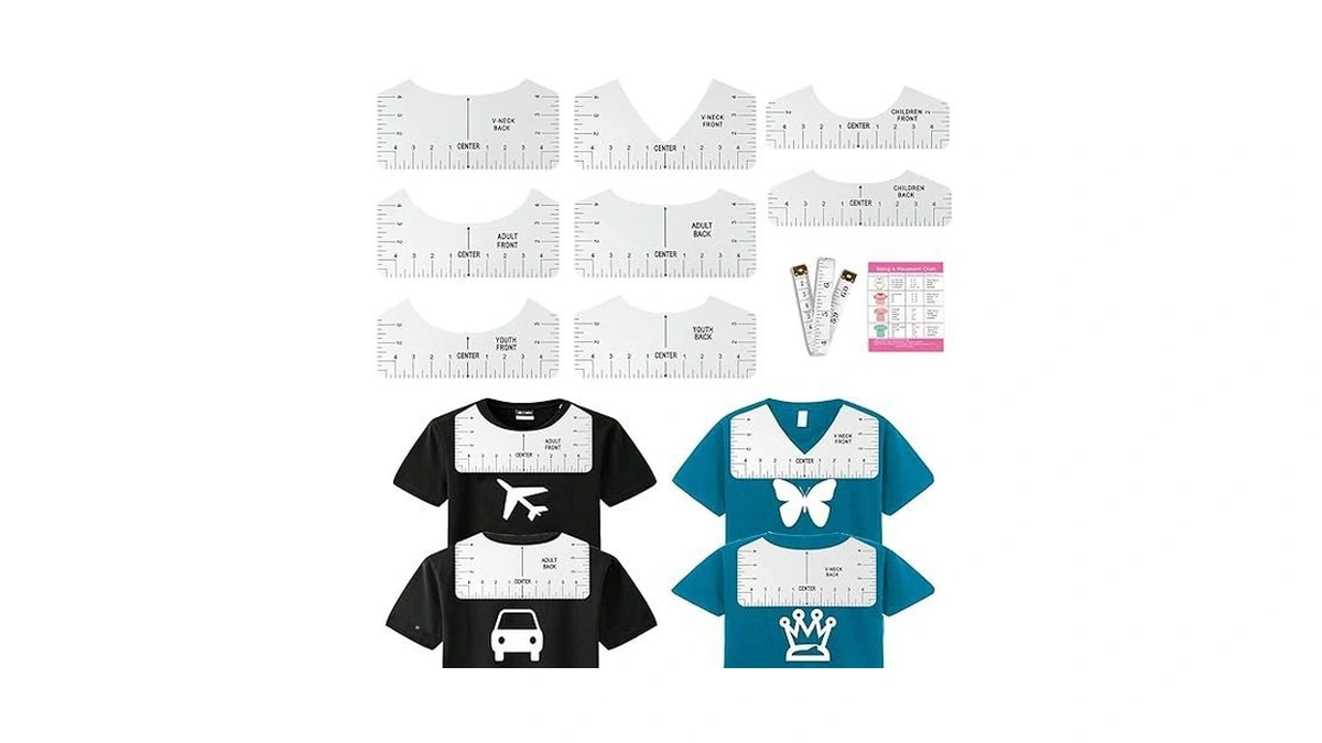 Amazon code: Vowlove Tshirt Ruler Guide For Vinyl Ali