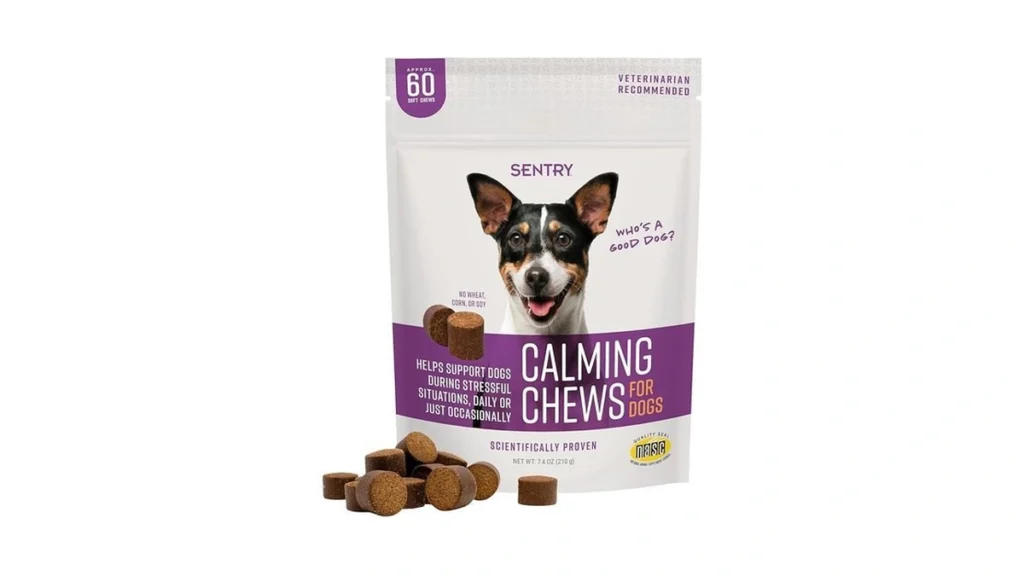 Amazon coupon: Sentry Calming Chews For Dogs Calming Ai