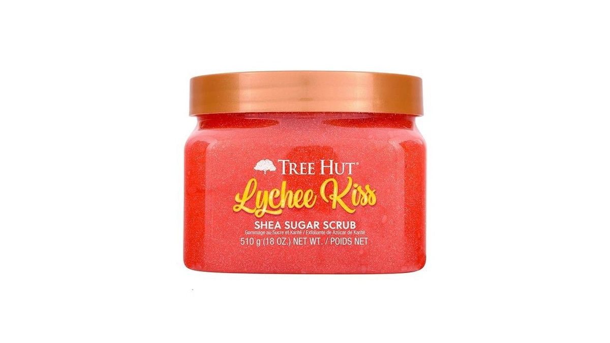 Amazon coupon: Tree Hut Lychee Kiss Shea Sugar Scrub Ex