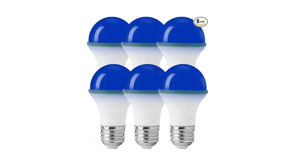 Amazon code: Kinur Blue Light Bulb A15 E26 3w 40w Equ