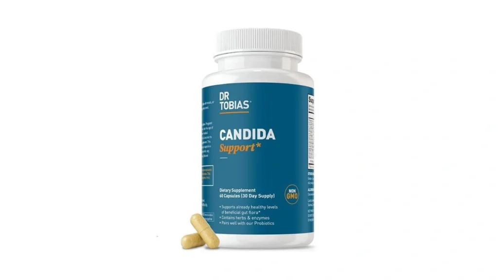 Amazon coupon: Dr Tobias Candida Support Gut Flora Bala