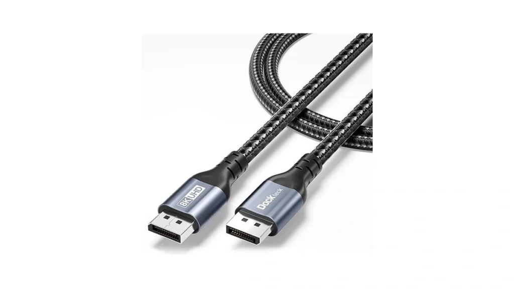 Amazon coupon: Dockteck 8k Displayport Cable 1 4 6ft 2m