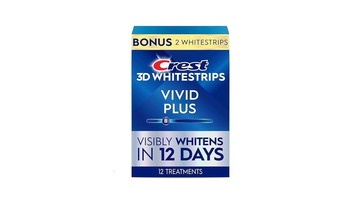 Amazon coupon: Crest 3d Whitestrips Vivid Plus Teeth Wh