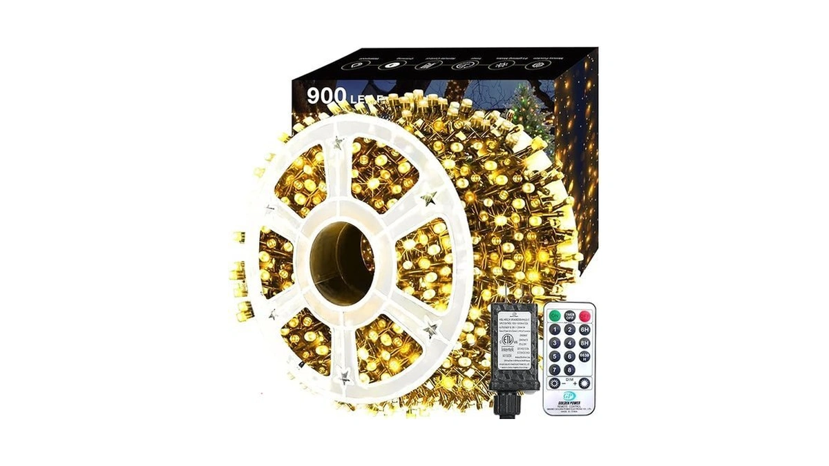 Amazon code: 295ft 900 Led Christmas Lights Outdoor I