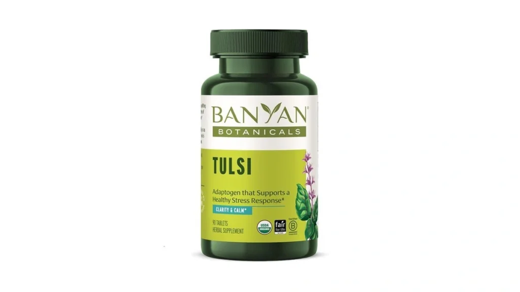 Amazon coupon: Banyan Botanicals Tulsi Holy Basil Uplif