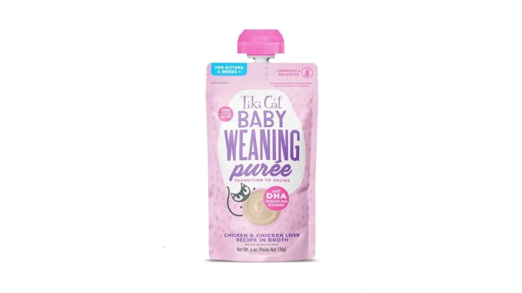 Amazon coupon: Tiki Cat Baby Weaning Puree Wet Cat Food