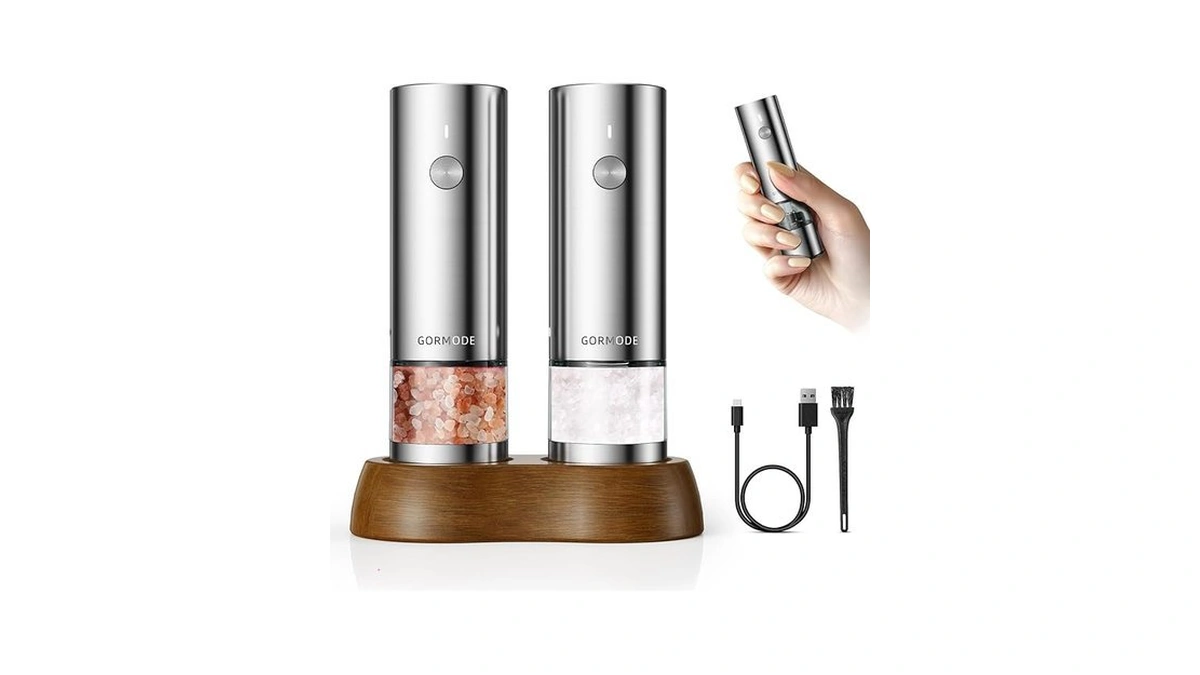 Amazon code: Electric Salt And Pepper Grinder Set Usb
