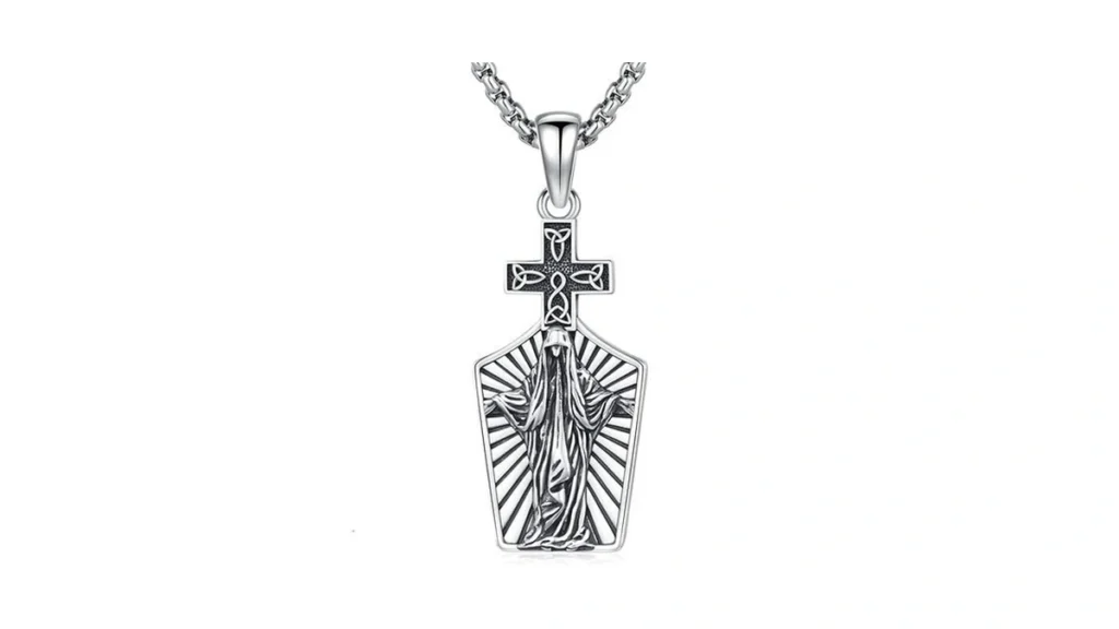 Amazon coupon: Xixles Ghost Necklace 925 Sterling Silve