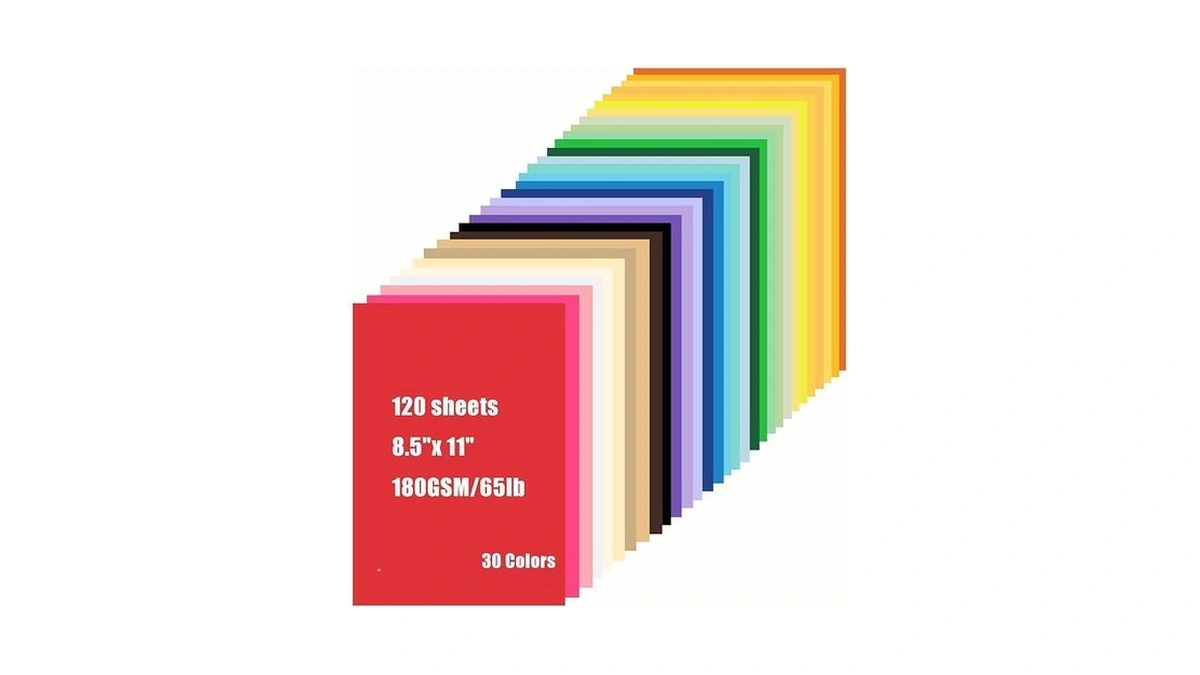 Amazon code: 120 Sheets Colored Cardstock Printer Pap