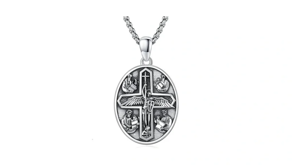 Amazon coupon: Xixles St Michael Pendant For Men 925 St