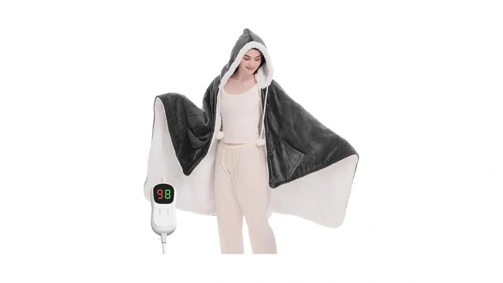 Amazon code: Jkmax Heated Electric Blanket Shawl - We