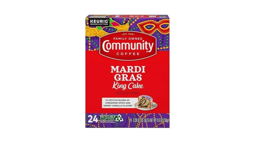 Amazon coupon: Community Coffee Mardi Gras King Cake Fl