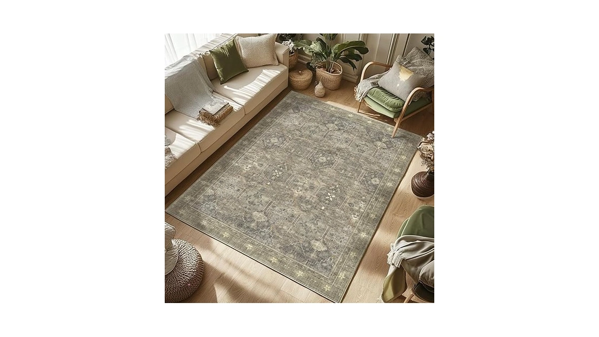 Amazon code: Youime 5x7 Rugs For Living Room Persian