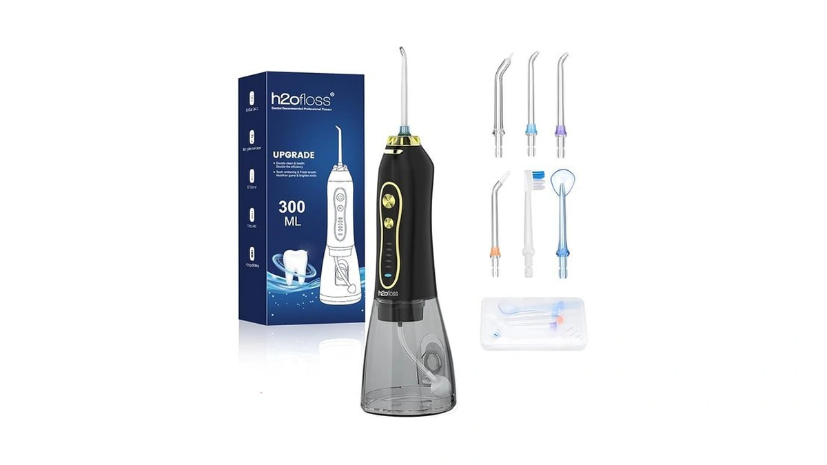 Amazon code: H2ofloss Water Dental Flosser Teeth Pick