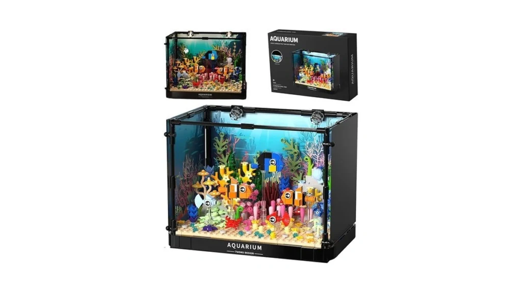 Amazon code: Datengpin Fish Tank Building Blocks Set