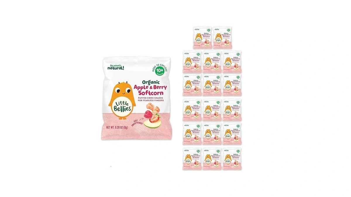 Amazon coupon: Little Bellies Organic Apple Berry Softc