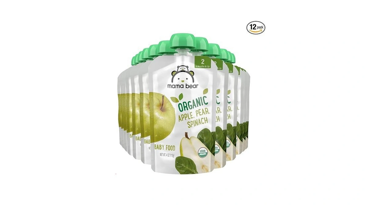 Amazon coupon: Amazon Brand - Mama Bear Organic Baby Fo