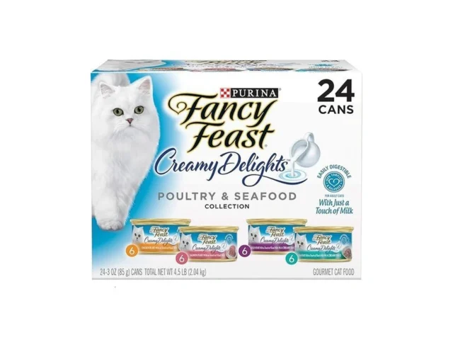 Purina Fancy Feast Wet Cat Food Variety Pack Creamy…