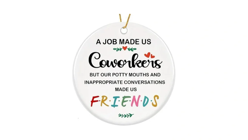 Amazon code: Coworker Christmas Ornaments 2025 Co Wor