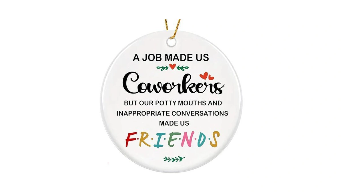 Amazon code: Coworker Christmas Ornaments 2025 Co Wor