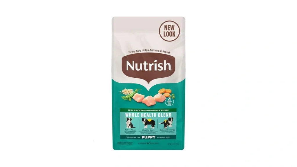 Amazon coupon: Nutrish Puppy Real Chicken Brown Rice Re
