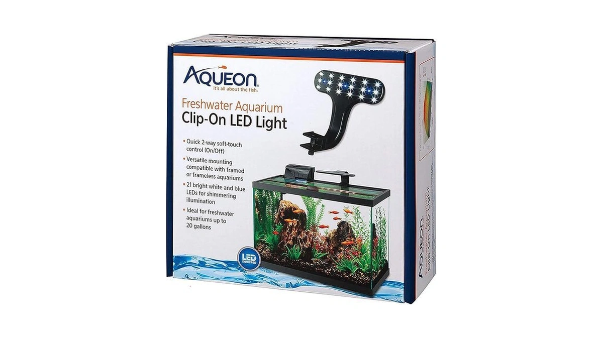 Amazon coupon: Aqueon Freshwater Aquarium Clip-on Led L