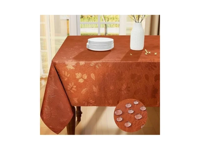 Smiry Rectangle Thanksgiving Tablecloth 60×84 Inch… Code