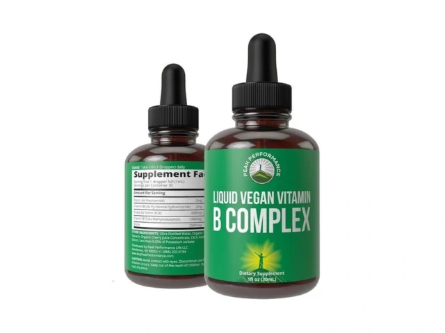 B Complex Liquid Drops Vegan Supplement Best 5 B… Coupon