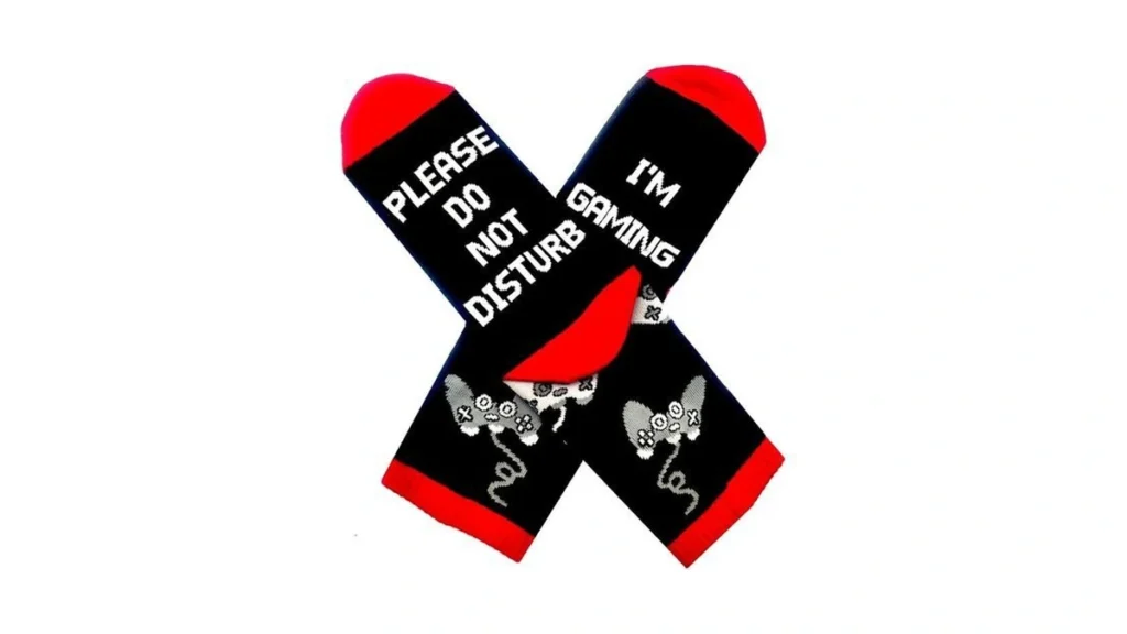 Amazon coupon: Do Not Disturb I M Gaming Socks Novelty