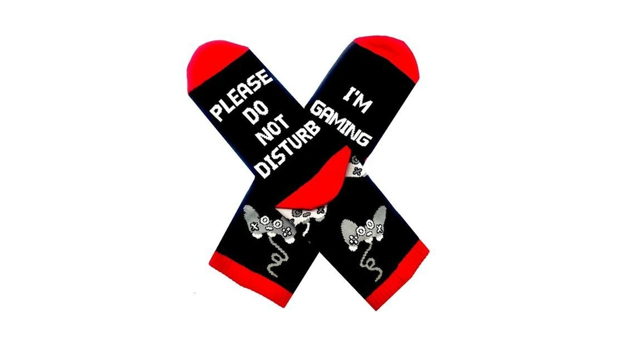 Amazon coupon: Do Not Disturb I M Gaming Socks Novelty