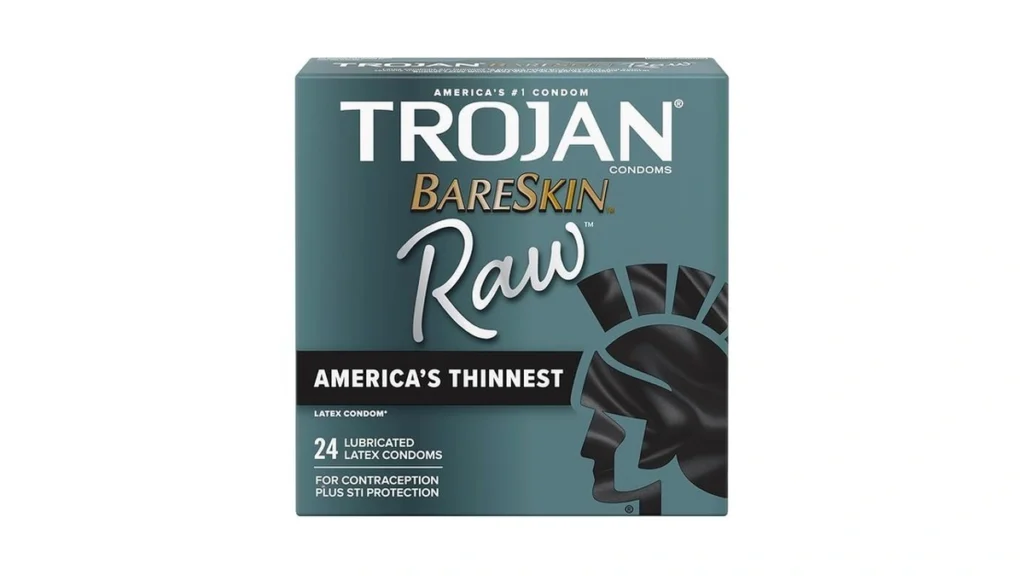 Amazon coupon: Trojan Bareskin Raw Ultra Thin Condoms L