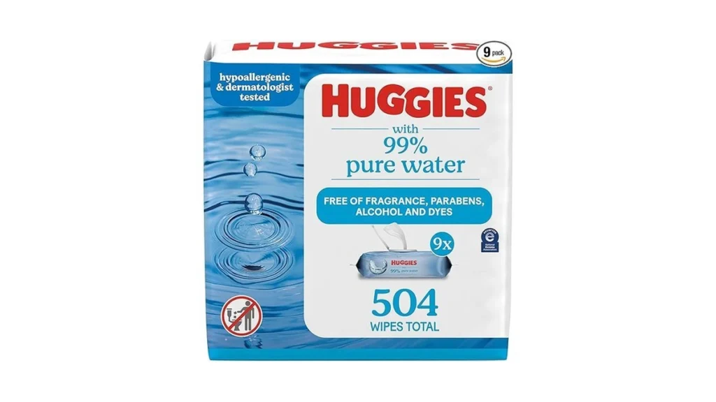 Amazon coupon: Huggies 99 Pure Water Baby Wipes Unscent