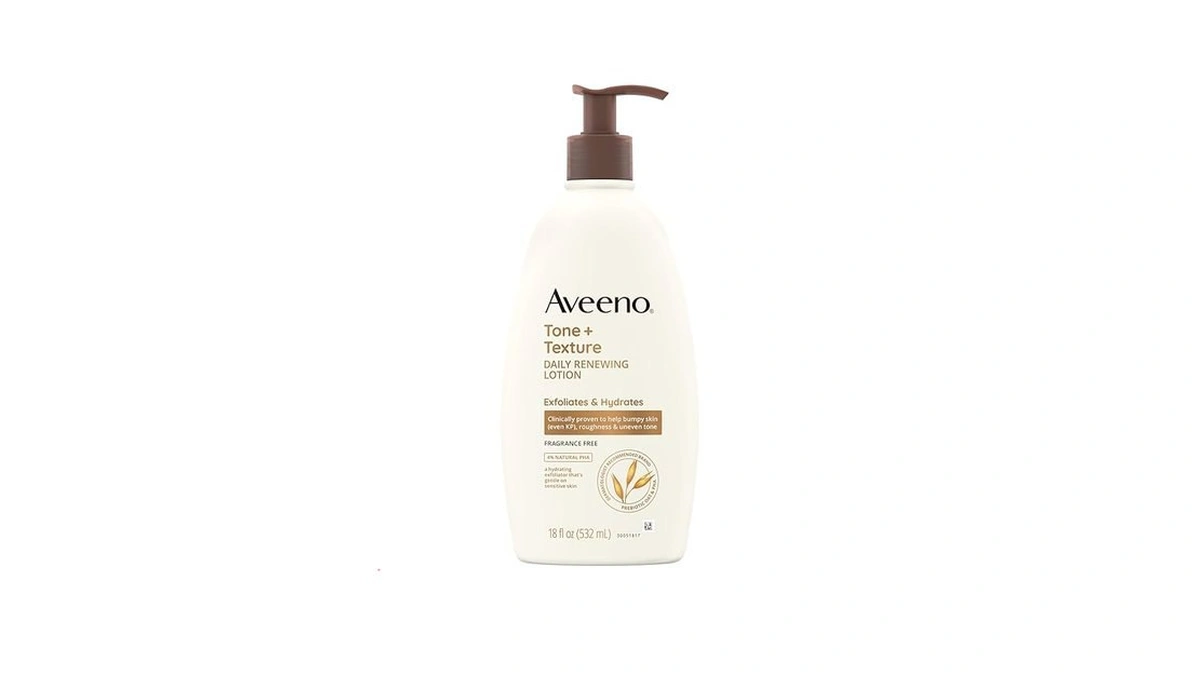 Amazon coupon: Aveeno Tone Texture Daily Renewing Body
