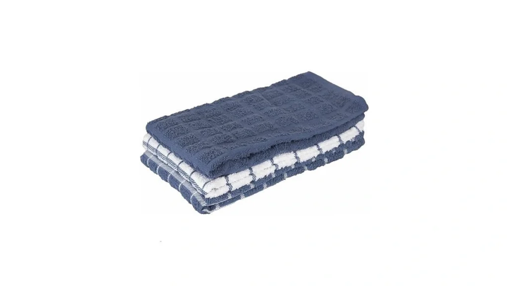 Amazon coupon: Ritz Premium 100 Cotton Terry Check Kitc