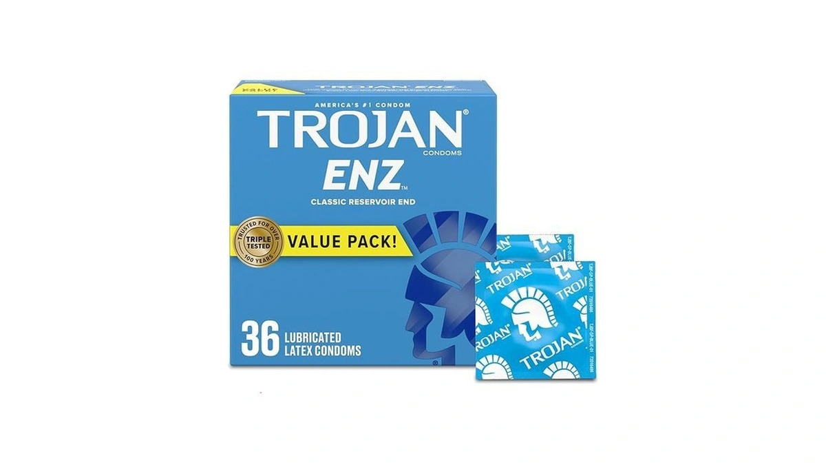 Amazon coupon: Trojan Enz Lubricated Condoms Latex Cond