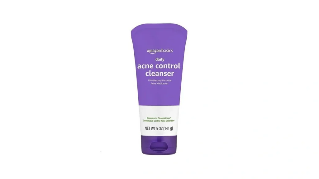 Amazon coupon: Amazon Basics Acne Cleanser Face Wash -