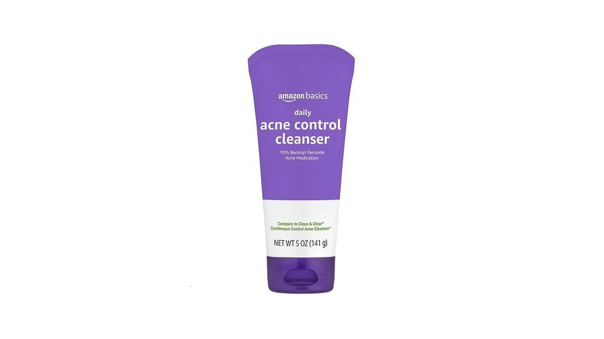 Amazon coupon: Amazon Basics Acne Cleanser Face Wash -