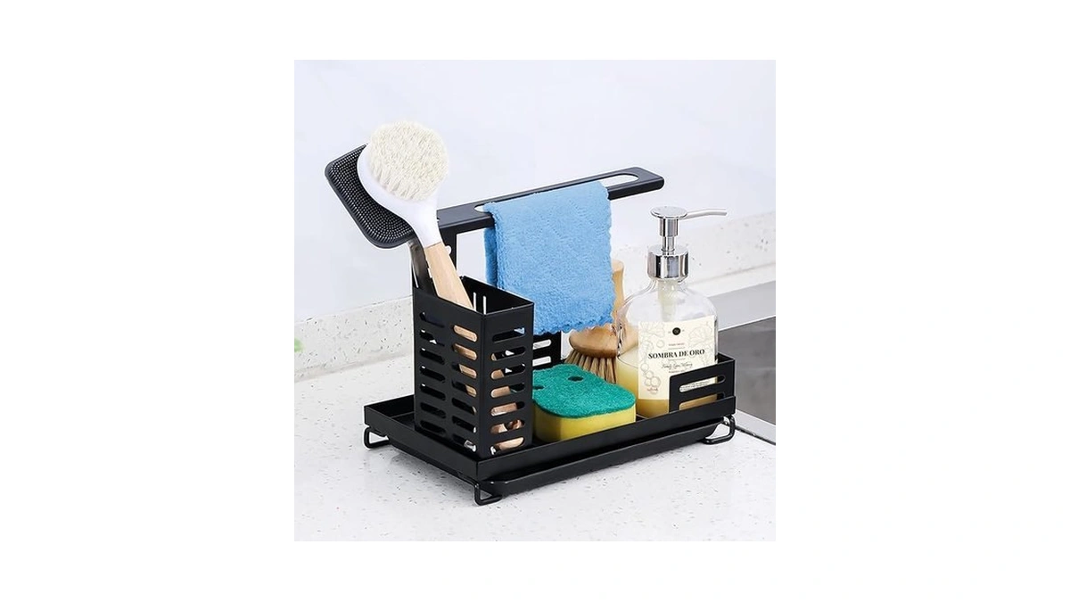 Amazon code: Basysnck Sink Caddy Organizer 3-in-1 Spo