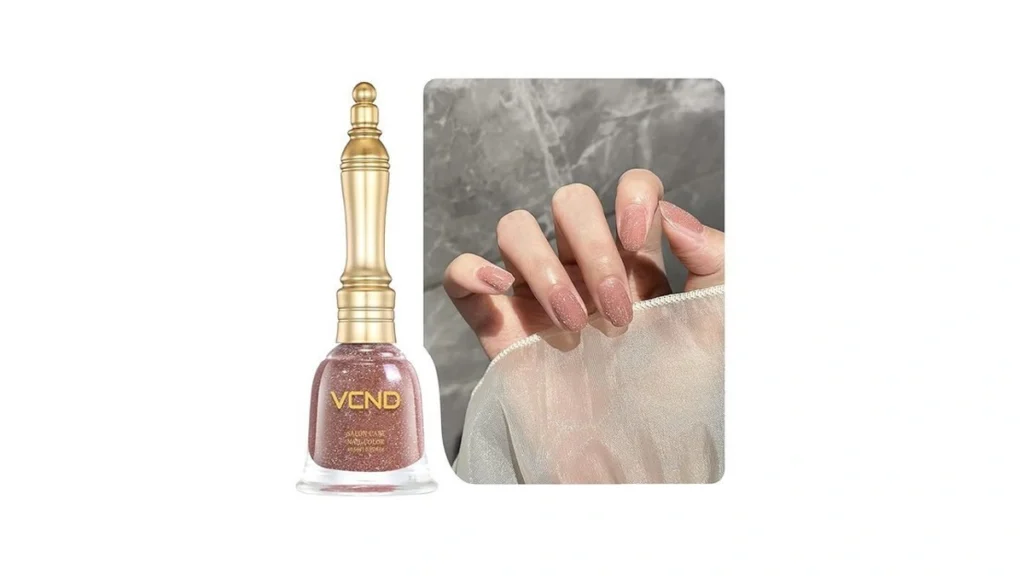 Amazon code: Vcnd Rose Gold Glitterquick-drying Nail