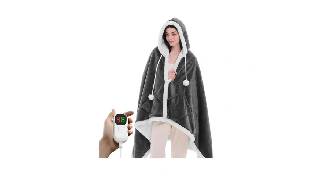 Amazon code: Ploath Heated Electric Blanket Shawl Hea