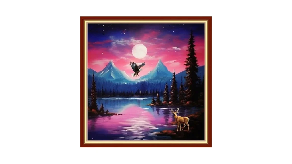 Amazon coupon: Artvxeay Stamped Cross Stitch Kits - Emb