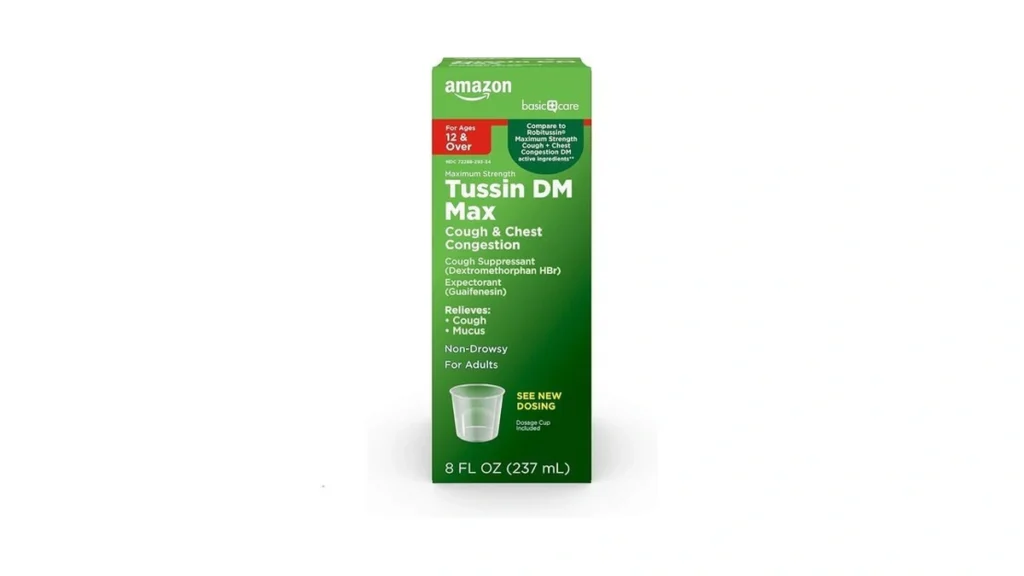 Amazon coupon: Amazon Basic Care Tussin Dm Max Cough An