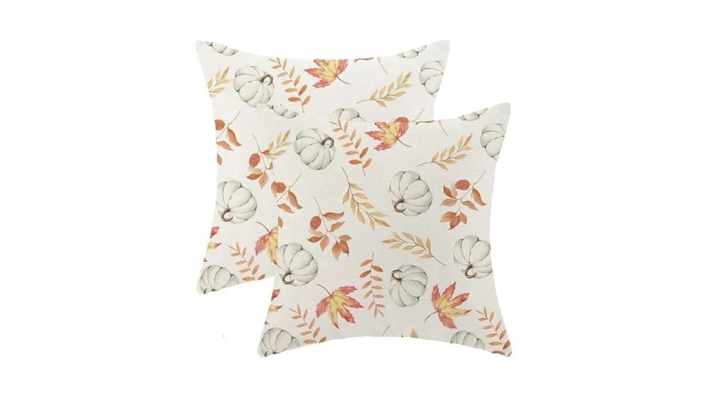 Amazon code: Fall Pillow Covers 18x18 Set Of 2 Pumpki
