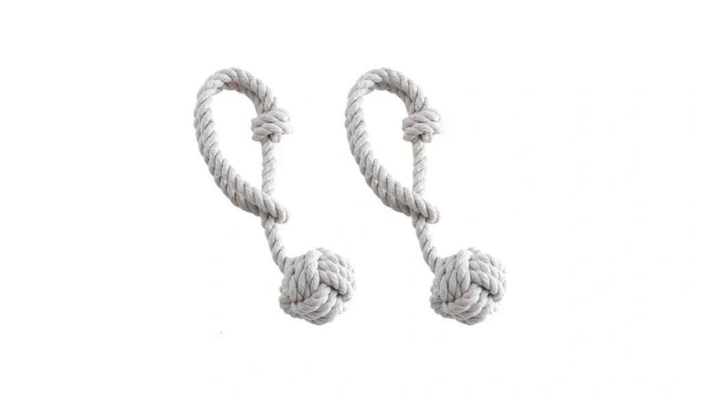 Amazon coupon: Home Queen Curtain Tiebacks Hand Knittin