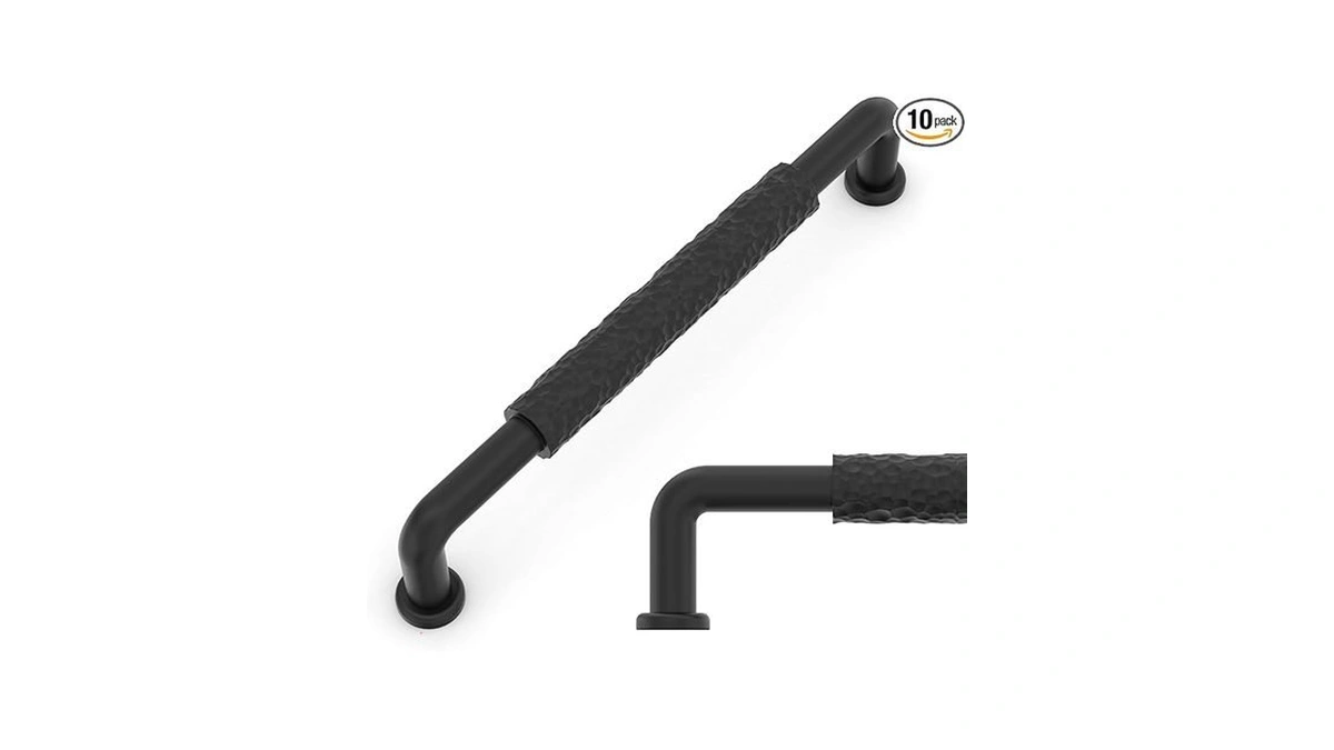 Amazon coupon: Amerdeco 10 Pack Matte Black Hammered Ca