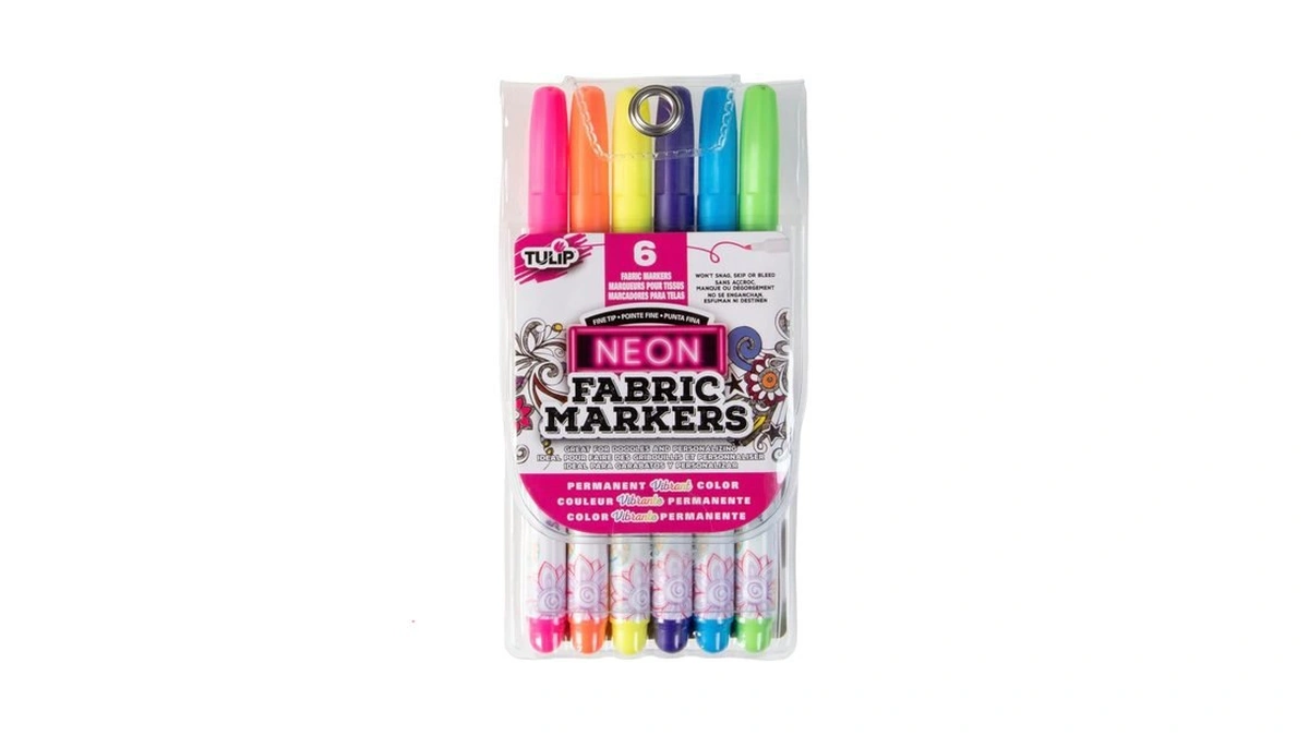 Amazon coupon: Tulip Permanent Nontoxic Fabric Markers