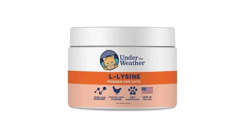 Amazon coupon: Under The Weather Pet L-lysine Powder Ca