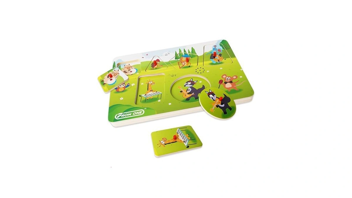 Amazon code: Wooden Sound Puzzle For Toddlers 1-5 Yea