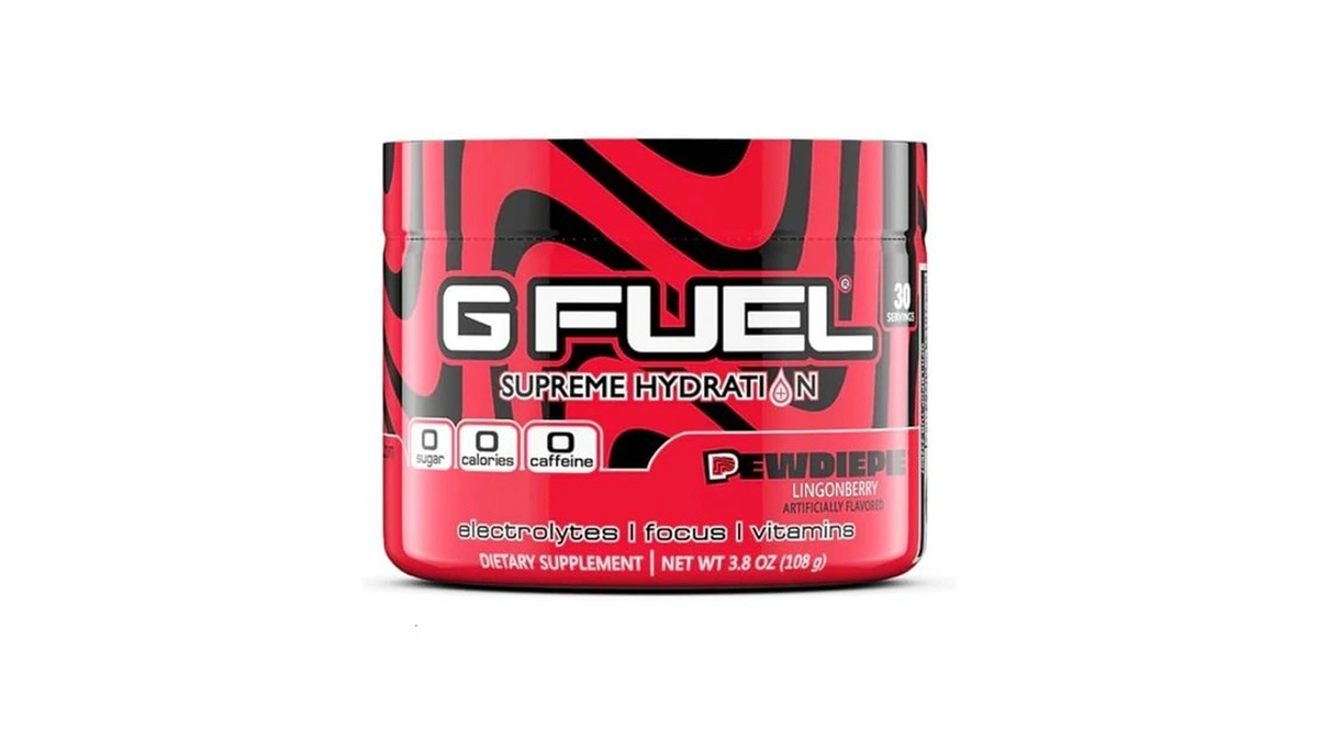 Amazon coupon: G Fuel Pewdiepie Supreme Hydration Elect