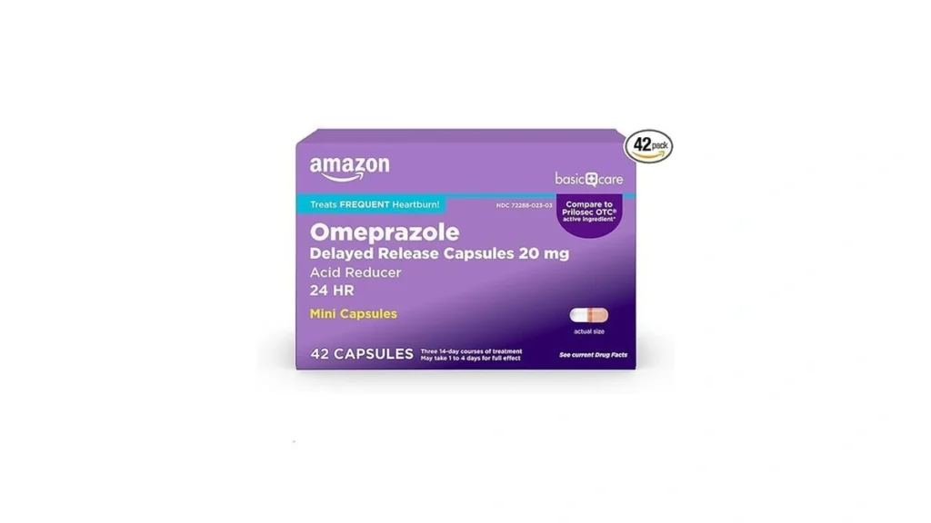 Amazon coupon: Amazon Basic Care Omeprazole Delayed Rel